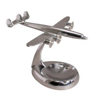 Polished Metal - L-1049 Super Constellation with Ashtray Display Base