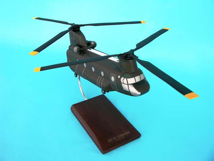 US Army - Boeing-Vertol - CH-47D Chinook Helicopter - 1/48 Scale Mahogany Model - D0248H3W
