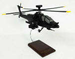 US Army - AH-64D Apache Longbow Helicopter - 1/32 Scale Mahogany Model