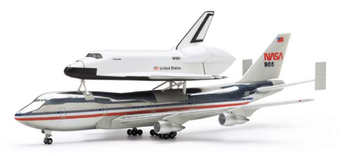 Herpa - NASA - B747-100 - with Space Shuttle Piggyback - 1/500
