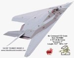 Air Command - F-117 Stealth "Scorpion 1" USAF - 1/72 Scale Diecast Model - #SU19004