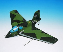 Messerschmitt - ME-163B-1 - Komet- Elite Skywarrior - 1/24 Scale Mahogany Model - ESFN021W