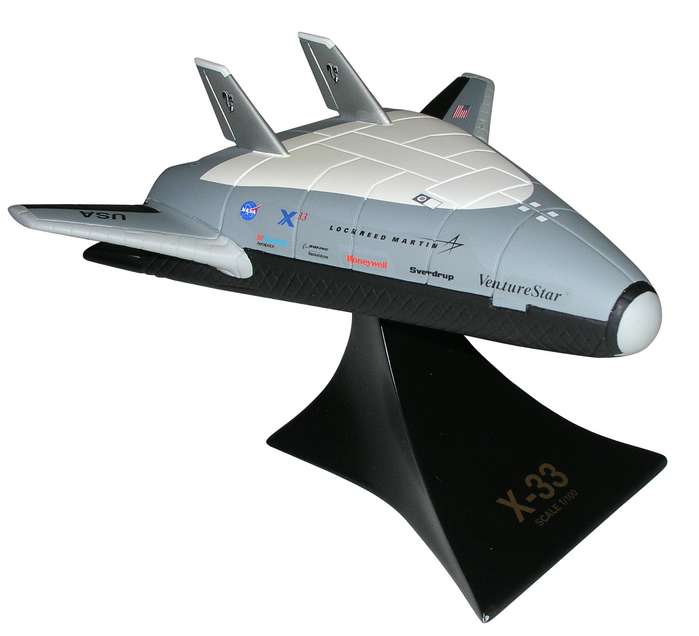 NASA - Lockheed-Martin - X-33 Venture Star - 1/100 Scale Resin Model - E4110R3R