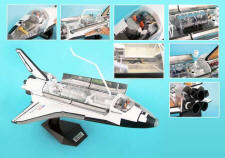 4D Vision Space Shuttle Cutaway Model Kit - 20" inches long!