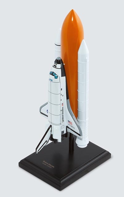 NASA - Space Shuttle Atlantis with Full Stack - 1/200 Scale Plastic Model
