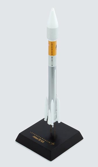 NASA - Lockheed-Martin - Atlas II Rocket - 1/200 Scale Mahogany Model - E2320R3W