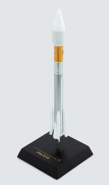 NASA - Lockheed-Martin - Atlas II Rocket - 1/144 Scale Mahogany Model