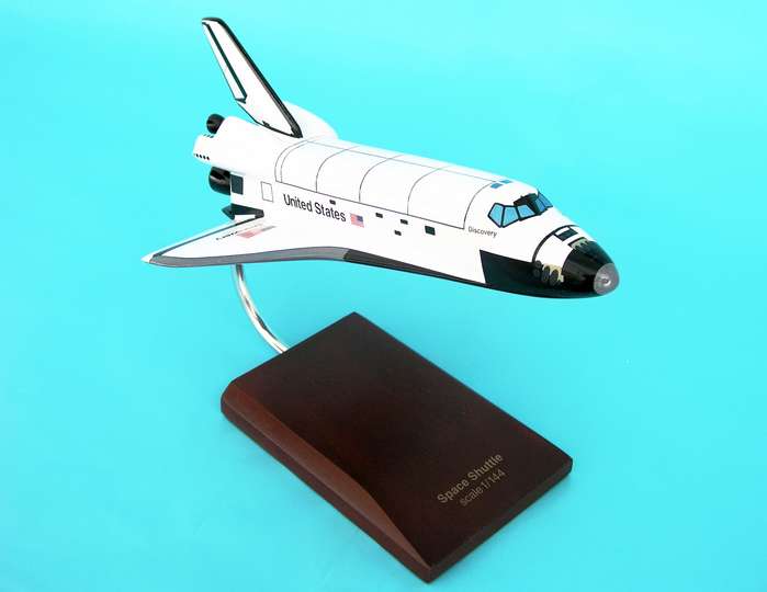 NASA - Space Shuttle Discovery - 1/144 Scale Medium Mahogany Model