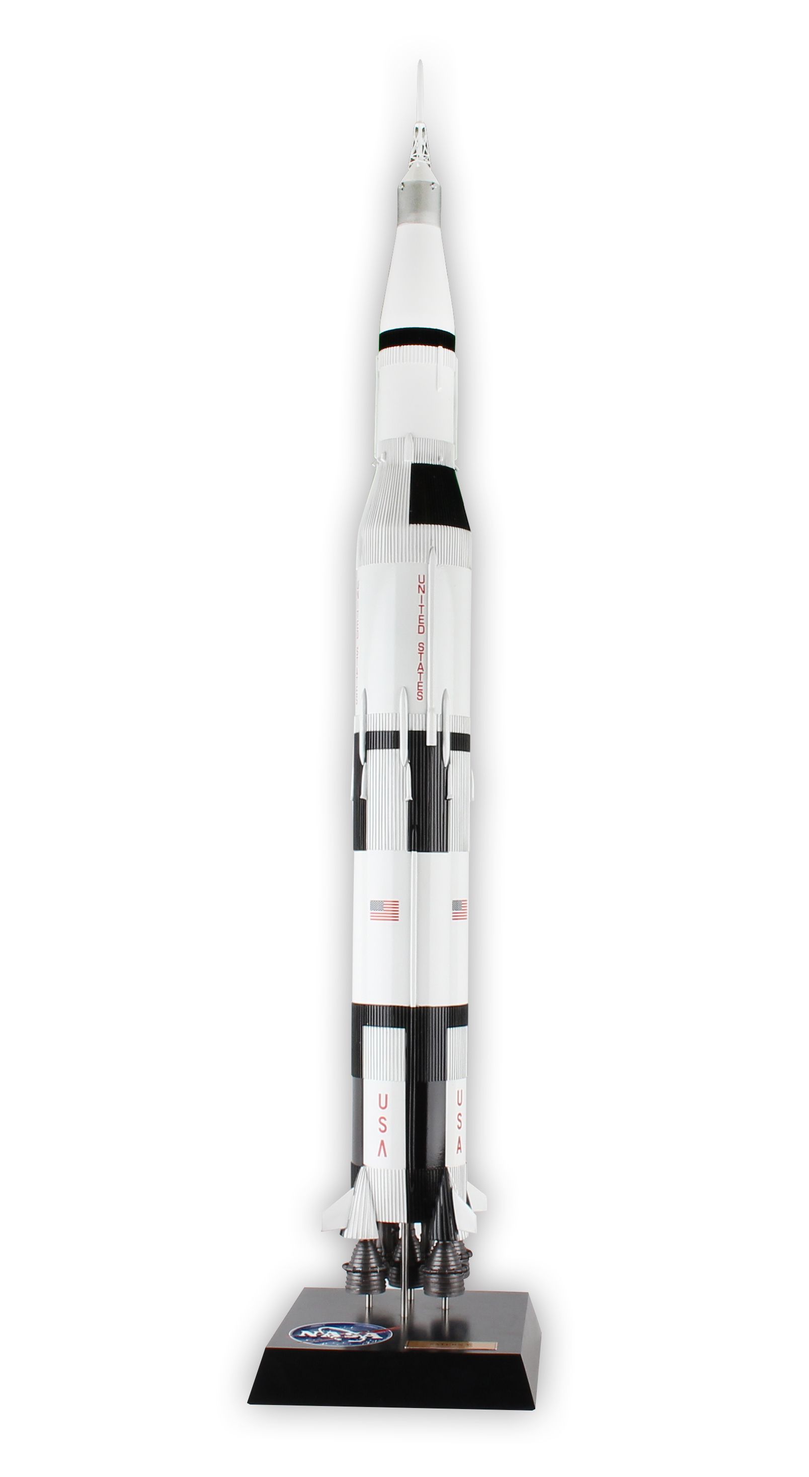 NASA Apollo Saturn V Rocket Model 1 100 Scale Model Moon Rocket