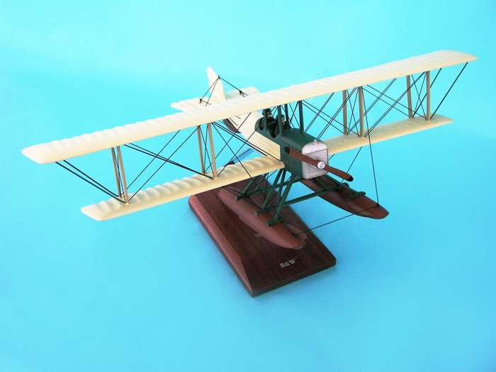 Boeing B&W - 1/32 Scale Mahogany Airplane Model