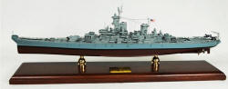 Click Here For Details And A Larger View - WWII - USN - USS Missouri BB-63 Battleship - 1/350 Scale Mahogany Model