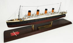 Click Here For Details And A Larger View - RMS Titanic Oceanliner - 1/350 Scale Mahogany Model