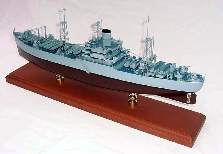 Click image for a larger view! - AKA-LKA - Custom Ship Model - Amphibious Cargo Ship