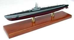 Click Here For Details And A Larger View - USN - Balao Class Submarine  1/100 Scale Mahogany Model