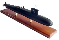 Click Here For Details And A Larger View - - USS George Washington Submarine SSBN 598 - 1/130 Scale Mahogany Model