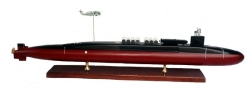 Click Here For Details And A Larger View - USN - Ohio Class Submarine - 1/150 Scale Mahogany Custom Model
