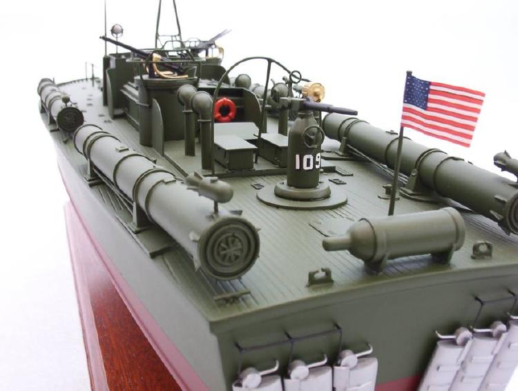 Click image for a larger view! - PT-109 Patrol Boat - Mahogany Model