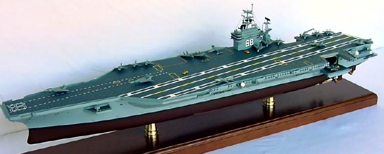 Click image for a larger view! - USS Nimitz CVN-68 - Custom Ship Model - Aircraft Carrier