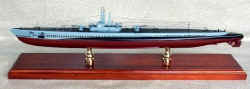 Click Here For Details And A Larger View - USN Balao Class Submarine - 1/150 Scale Mahogany Model