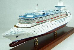 Click image for a larger view! - Majesty of the Seas - Royal Carribean - Cruise Ship - Custom Mahogany Ship Model
