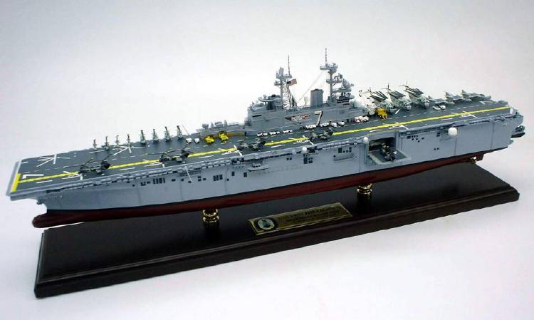 Click image for a larger view! - LHD-7 Iwo Jima - Custom Ship Model - Amphibious Attack Ship