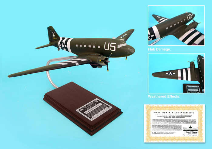 C-47 Super Fortress Enola Gay Signed by Major Theodore Dutch Van Kirk, Navigator and Morris Dick Jeppson, Assistant Weaponeer