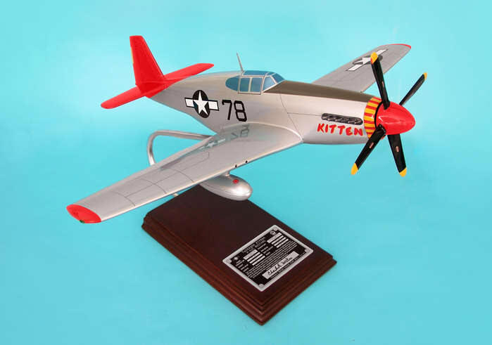 North American - P-51C Mustang - "Tuskegee" - Signed 1/24 Scale Model