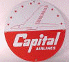 Capital Airlines - Metal Collector Sign - AVW0421