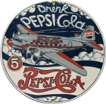 Pepsi Cola - DC-3 - Metal Collector Sign - PEPSIAR020