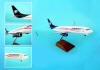 SkyMarks Supreme - AeroMexico 737-800 w/ Winglets, Gear & Wood Display Stand - 1/100 Scale