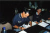 Astronaut Brian Binnie signing a model for one of our customers at a show in New Jersey.