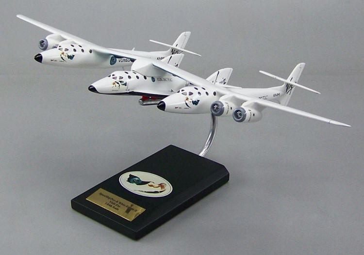 SpaceShipTwo & White Knight II (VMS Eve) - 1/84 Scale Model