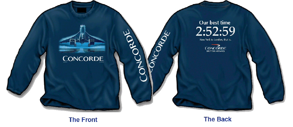 CONCORDE - British Airways - Longsleeve Shirt