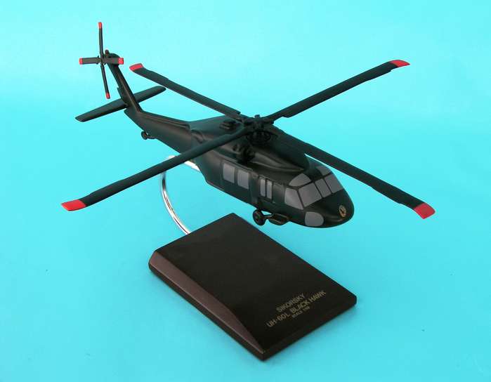 US Army - UH-60L Black Hawk Helicopter - 1/48 Scale Mahogany Model - D0148H3R