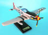 North American - P-51D Mustang Glamorous Glen III - Chuck Yeager Plane/Unsigned - Elite Skywarrior - 1/24 Scale Mahogany Model - ESAF005W