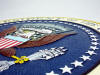 Presidential Seal 14" inch Mahogany Plaque